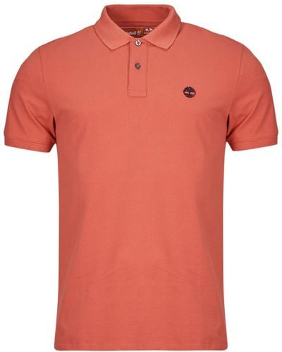 Timberland Polo Shirt Pique Short Sleeve Polo - Orange