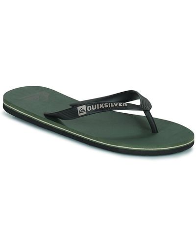 Quiksilver Molokai Flip Flops / Sandals (shoes) - Green