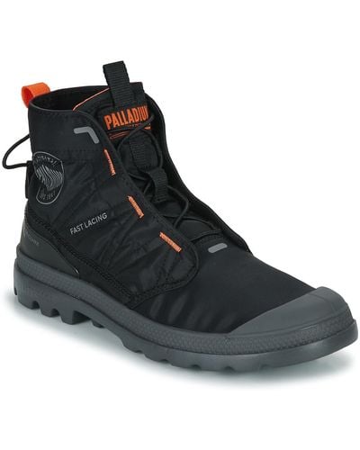 Palladium Shoes (high-top Trainers) Pampa Travel Lite - Black