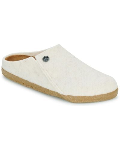 Birkenstock Mules / Casual Shoes Zermatt Standard Fe Ecru - White