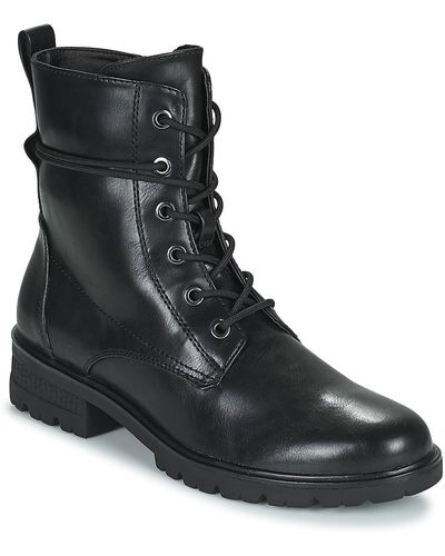 Tamaris Louni Low Ankle Boots - Black