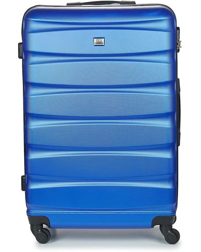 David Jones Chauvettini 107l Hard Suitcase - Blue