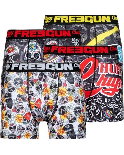 Freegun Boxer Shorts Boxers X4 - Red