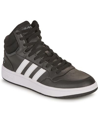 adidas Shoes (high-top Trainers) Hoops 3.0 Mid - Black
