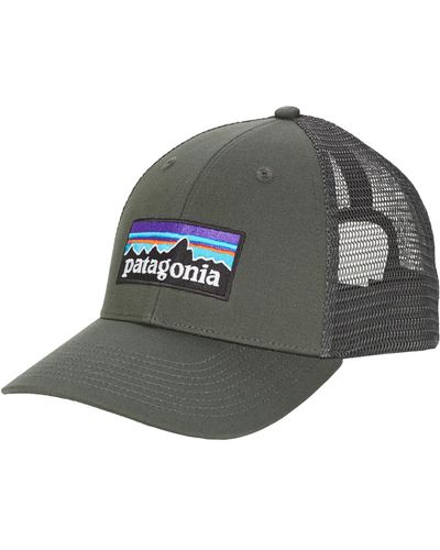 Patagonia Cap P-6 Logo Lopro Trucker Hat - Green