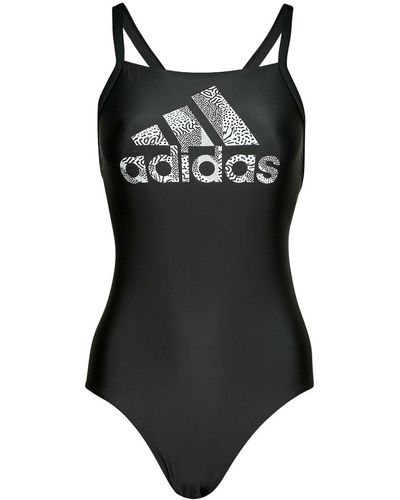 adidas Swimsuits Big Logo Suit - Black