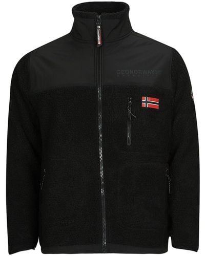 GEOGRAPHICAL NORWAY Fleece Jacket Tuvalu - Black