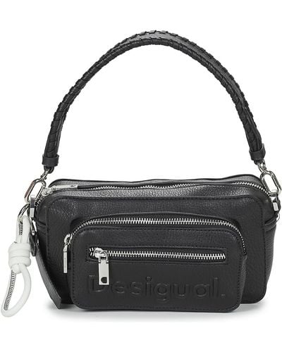 Desigual Shoulder Bag Half Logo 24 Cambridge - Black