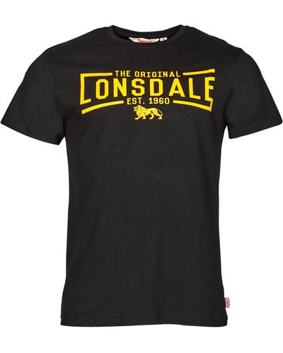 Lonsdale London Nybster T Shirt - Black