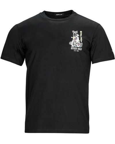 Replay T Shirt M6676 - Black