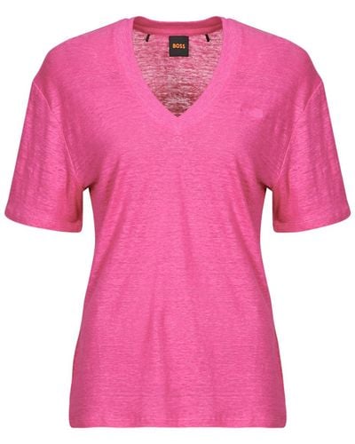 BOSS T Shirt C_ela - Pink