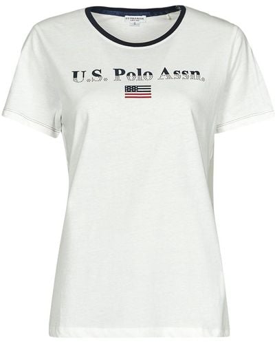 U.S. POLO ASSN. Lety 51520 Cpfd T Shirt - White