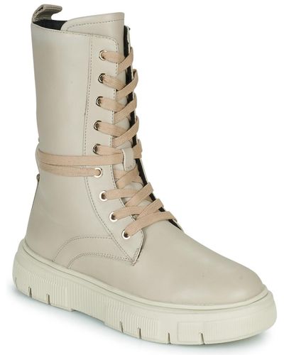 Geox D Isotte E Mid Boots - Natural