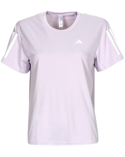 adidas T Shirt Own The Run Tee - Purple