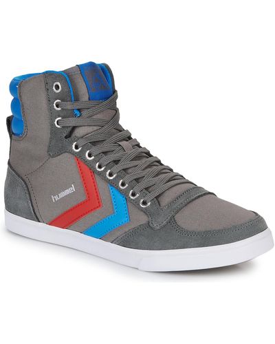 Hummel Shoes (high-top Trainers) Slimmer Stadil High - Blue