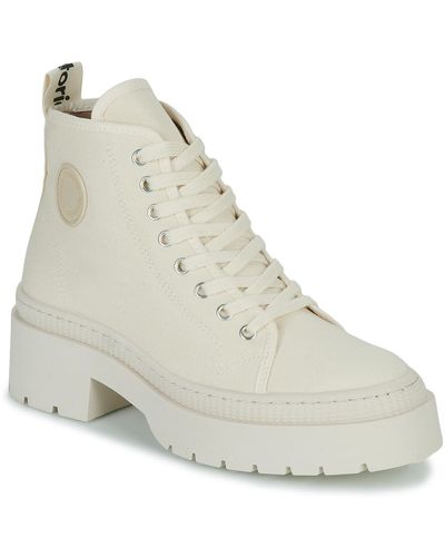 Victoria Shoes (high-top Trainers) Cielo Lona - White