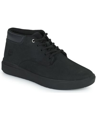 Timberland Seneca Bay Lthr Chukka Shoes (high-top Trainers) - Black