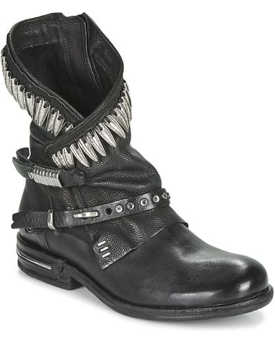A.s.98 Tial Foglie Mid Boots - Black