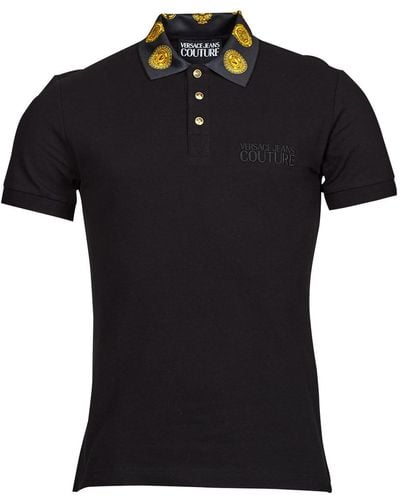 Versace 72gagt05 Polo Shirt - Black