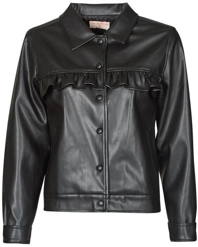 Moony Mood Pablis Leather Jacket - Black