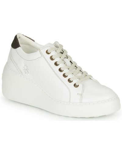 Fly London Dile 450 Fly Shoes (high-top Trainers) - White