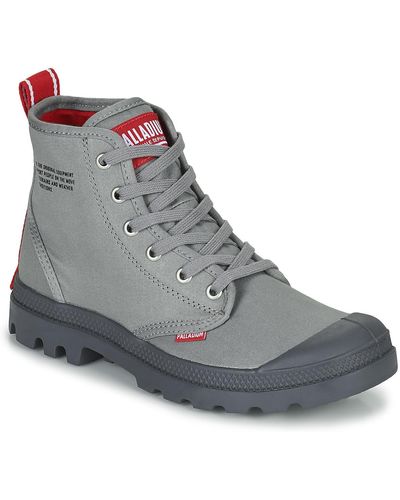 Palladium Pampa Hi Dare Shoes (high-top Trainers) - Grey