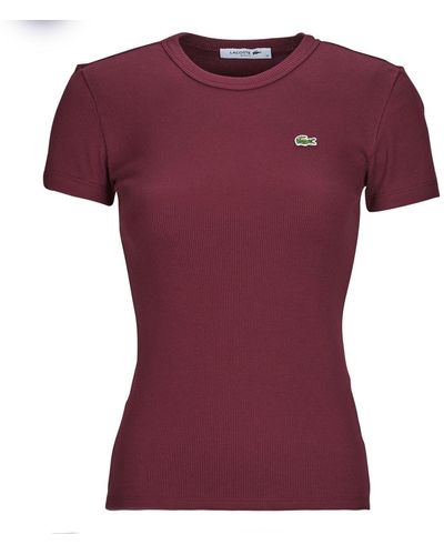 Lacoste T Shirt Tf5538-yup - Purple