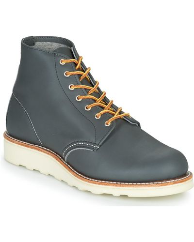 Red Wing 6 Inch Round Mid Boots - Blue