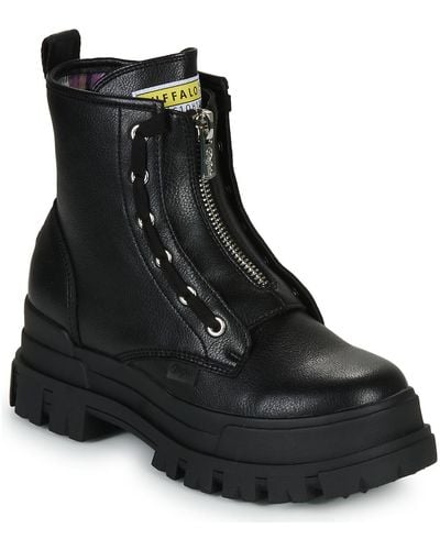 Buffalo Aspha Zip Mid Boots - Black