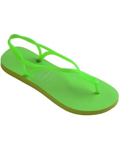 Havaianas Flip Flops / Sandals (shoes) Luna Neon - Green