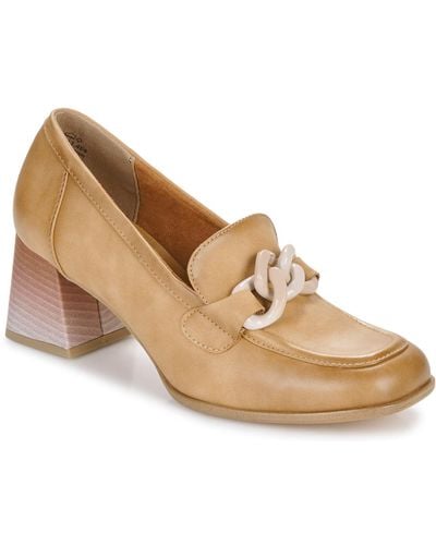 Marco Tozzi Loafers / Casual Shoes - Natural