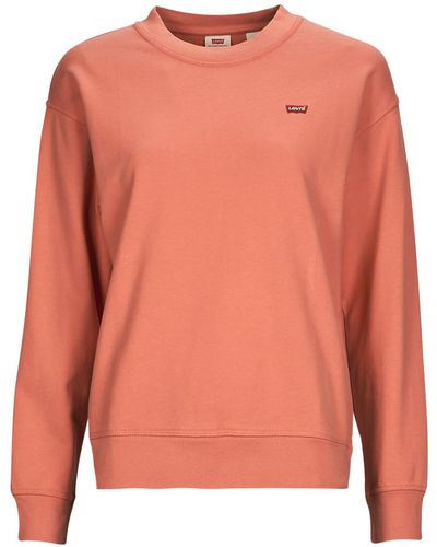 Levi's Sweatshirt Standard Crew - Orange