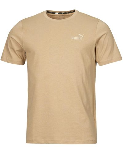 PUMA T Shirt Ess Small Logo Tee (s) - Natural