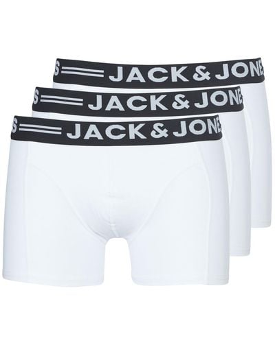 Jack & Jones Sense X 3 Boxer Shorts - White