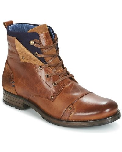 Redskins Yedes Men's Mid Boots In Brown
