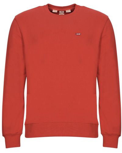 Levi's Sweatshirt New Original Crew - Red