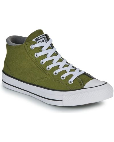 Converse Shoes (high-top Trainers) Chuck Taylor All Star Malden Street Crafted Patchwork - Green