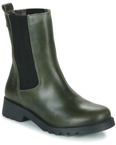 Fly London Rein Mid Boots - Green
