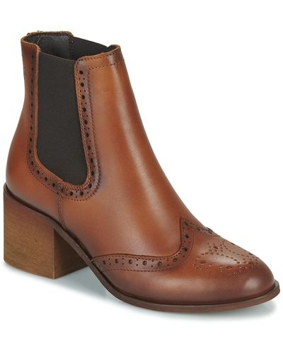 Betty London Low Ankle Boots Larissa - Brown