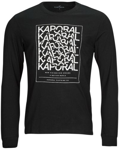Kaporal Long Sleeve T-shirt Rudy - Black