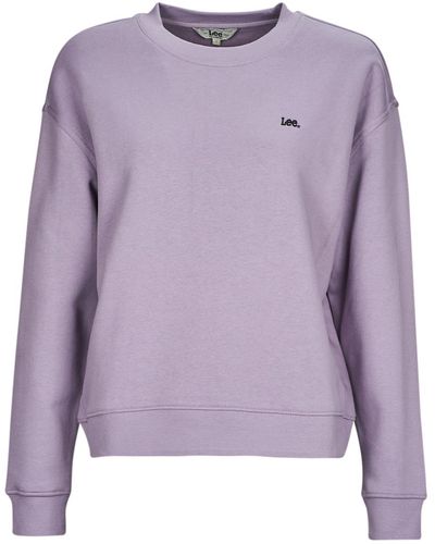 Lee Jeans Sweatshirt Crews Sws - Purple