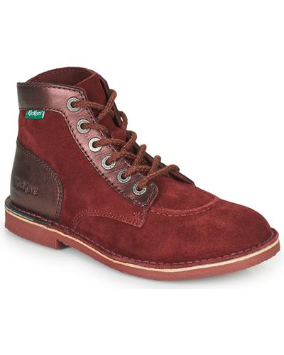 Kickers Orilegend Mid Boots - Red