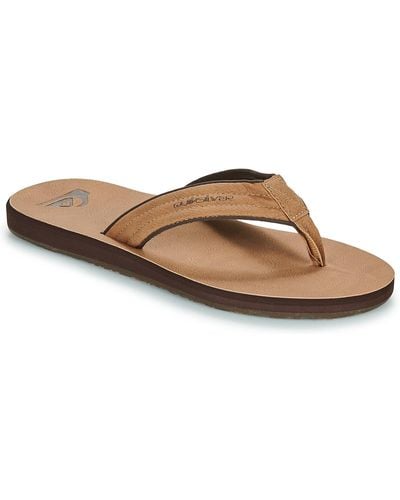 Quiksilver Flip Flops / Sandals (shoes) Carver Nubuck - Brown