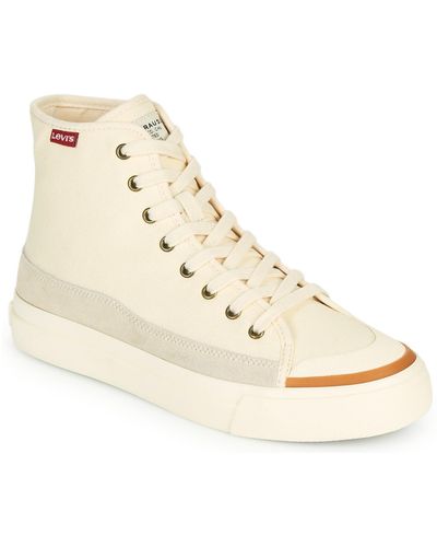 Levi's Levis Square High S Shoes (high-top Trainers) - Natural