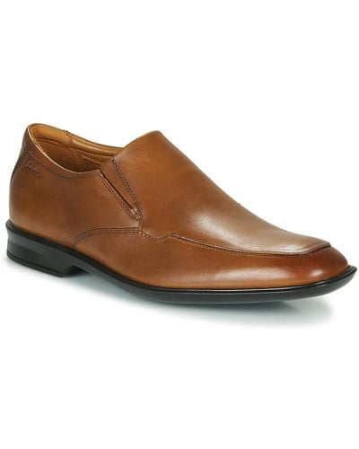 Clarks Bensley Step Casual Shoes - Brown
