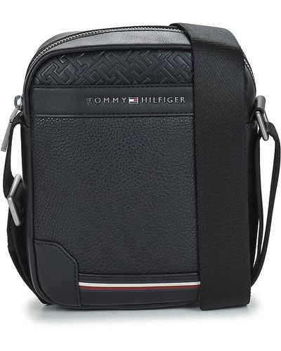 Tommy Hilfiger Pouch Th Central Mini Reporter - Black