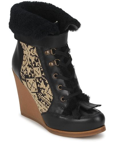 Etro Denise Low Ankle Boots - Black