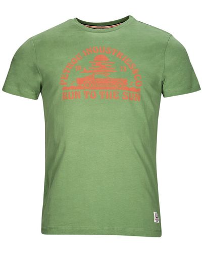 Petrol Industries T Shirt T-shirt Ss - Green