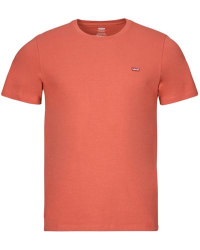 Levi's T Shirt Ss Original Hm Tee - Orange