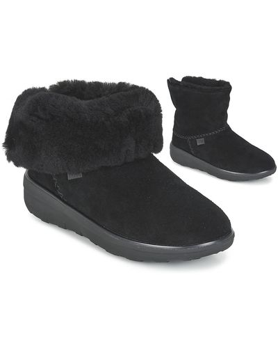 Fitflop Mukluk Shorty 2 Boots Mid Boots - Black